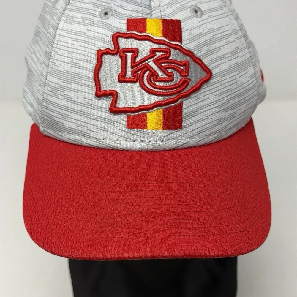 Kansas City Chiefs Youth New Era 9FORTY Gray Red NFL Snapback Hat